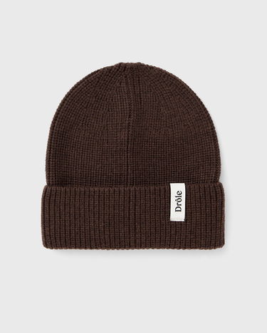 Kulicha Drôle de Monsieur Men's Beanie Hnedá | E-BN100-WO007-BN, 0