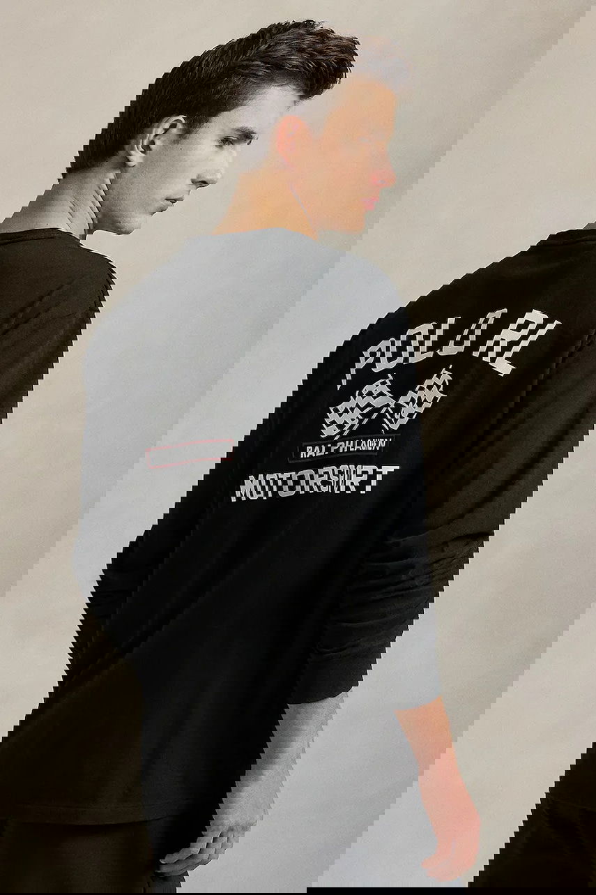 Tričko Polo by Ralph Lauren Polo Ralph Lauren Motorsport Long Sleeve T-Shirt Čierna | 710972612, 1