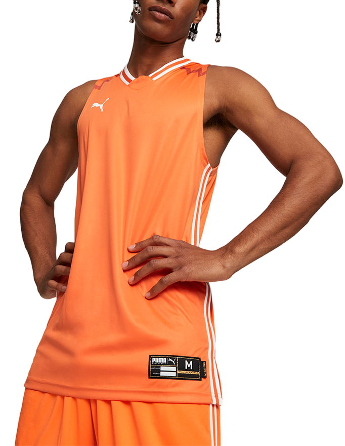 Dres Puma Hoops Team Game Jersey Oranžová | 676628-08