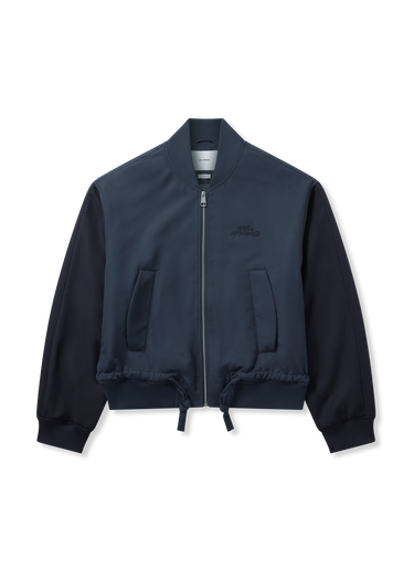 Bomber bunda AXEL ARIGATO Archer Full-Zip Bomber Jacket with Drawstring Hem Navy | A3764004, 1