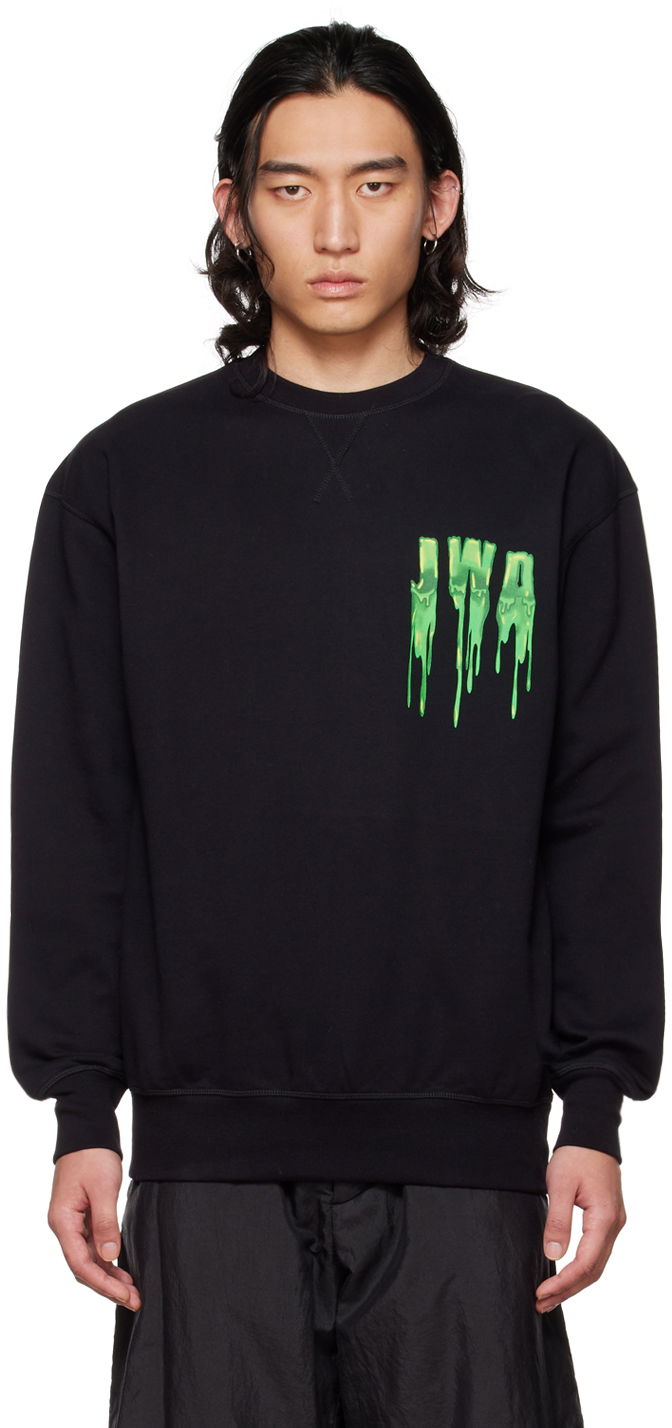 Tričko JW Anderson Black Slime Sweatshirt Čierna | JW0040-PG0408, 0