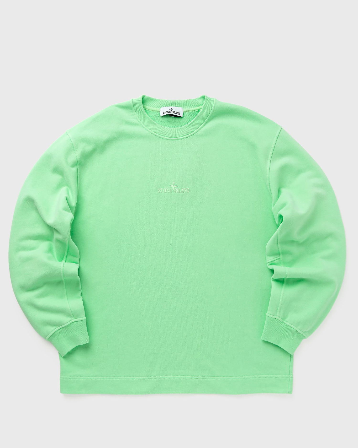 Sveter Stone Island Cotton Crewneck Zelené | 791565477.V0052, 0