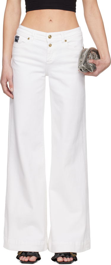 Džínsy Versace Versace Jeans Couture Flared Jeans Biela | E78HAB561_ECEWR1, 0