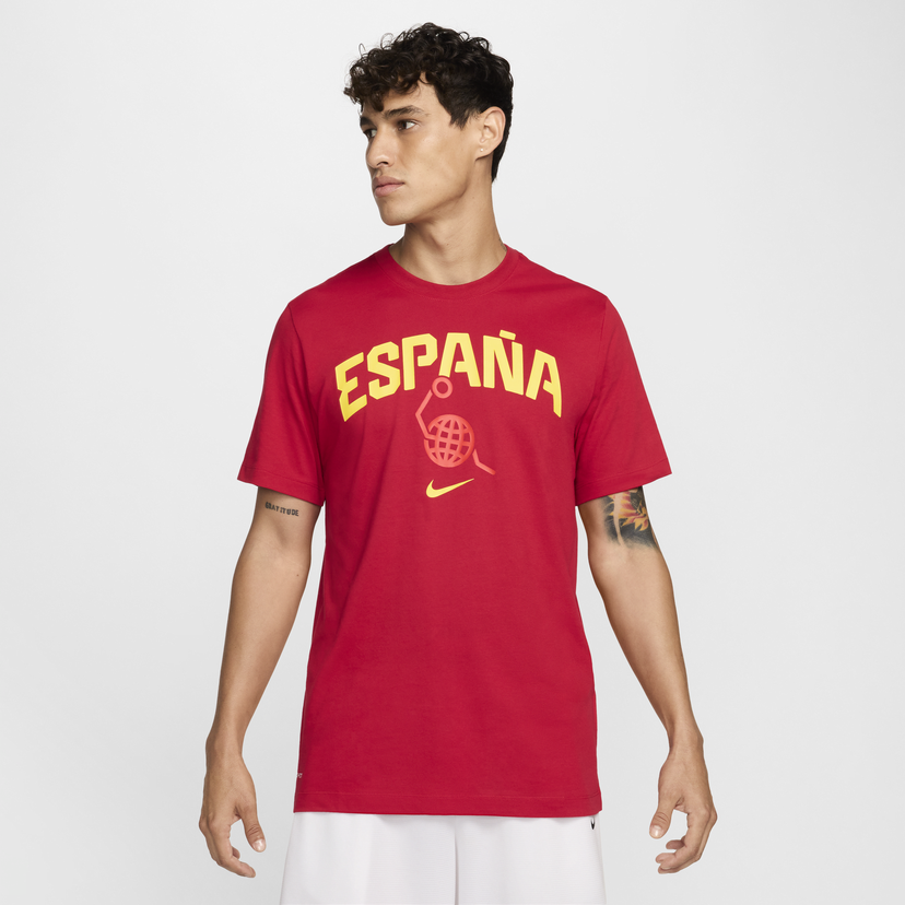 Tričko Nike Spain Basketball Tee Červená | FQ3677-687