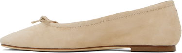 Oblečenie Aeyde Aeyde Delfina Suede Ballerina Flats Béžová | A11-FL-MNLR08FL17-SS25-957-017, 2