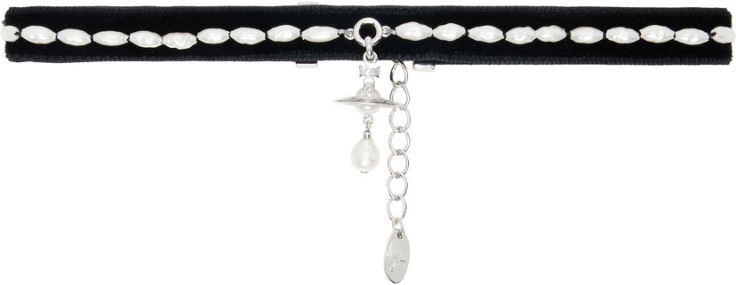 Náhrdelník Vivienne Westwood Vivienne Westwood Aleksa Pearl Choker Čierna | 6303003J-02P542-
