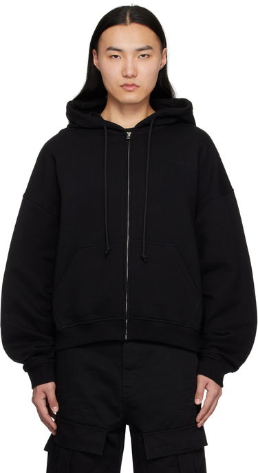 Mikina We11done We11done Twin All Around Zip-Up Hoodie Čierna | WD-TJ0-25-833-U-BK, 0