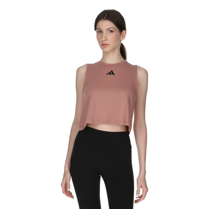 Crop Top adidas Originals 3-stripes Boxy Cropped Tank Top Ružová | JJ3494