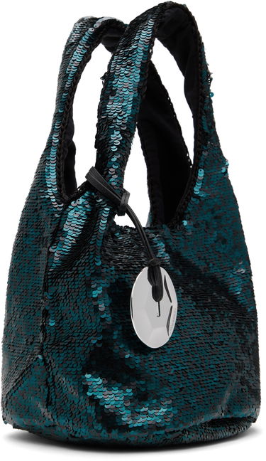 Kabelka JW Anderson JW Anderson Mini Sequin Shopper Bag Zelené | HB0728-FA0230, 1
