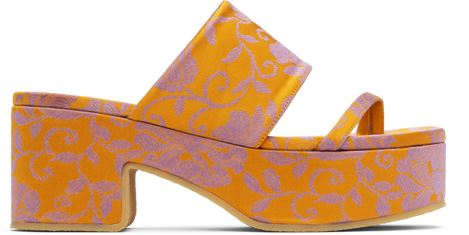 Doplnky Dries Van Noten Dries Van Noten Platform Heeled Sandals Žltá | WS251-1637-730, 0