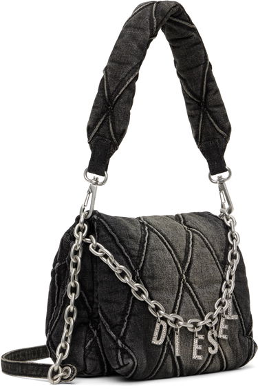 Taška cez rameno Diesel Charm-D Shoulder S Bag Čierna | X09597 P6330, 1
