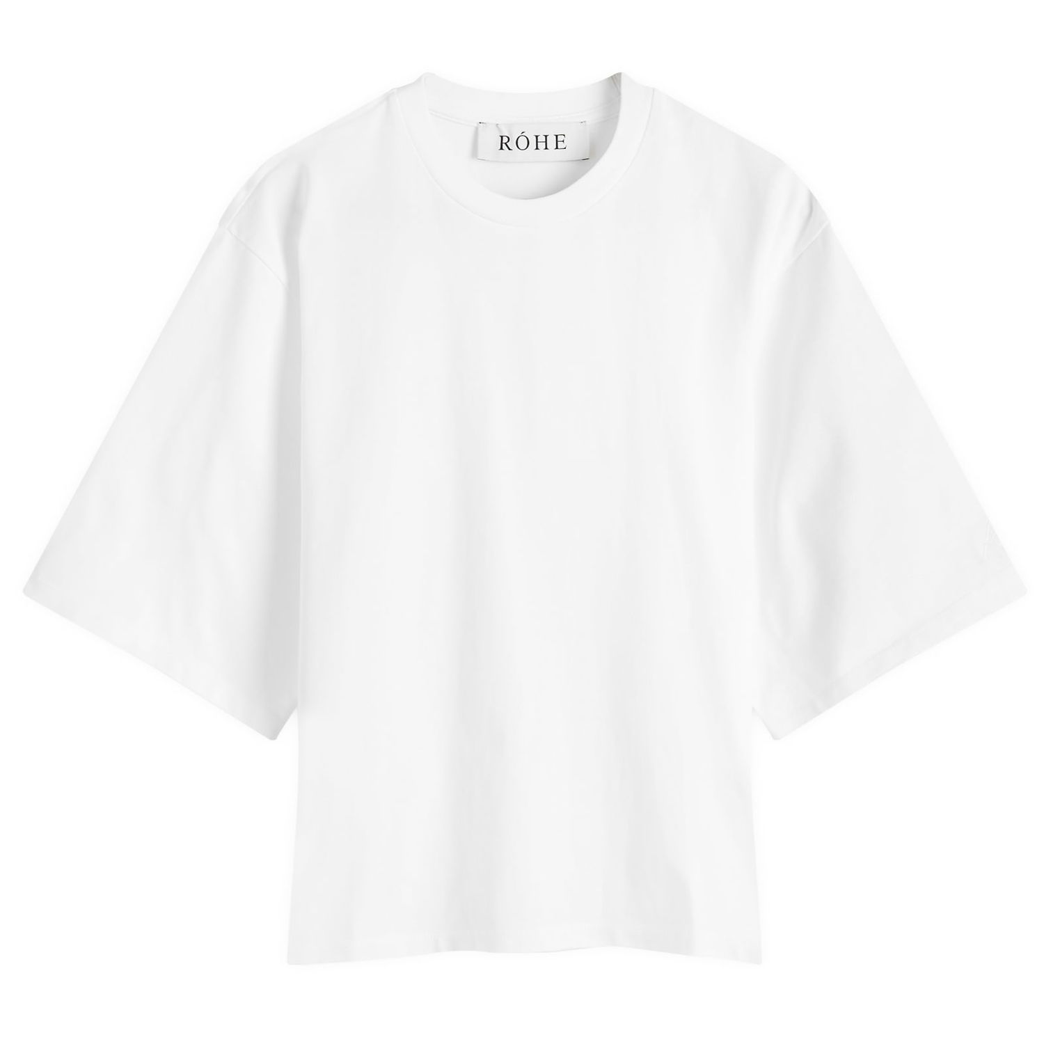 Tričko Róhe Fitted Logo T-Shirt Biela | 414-20-089, 1