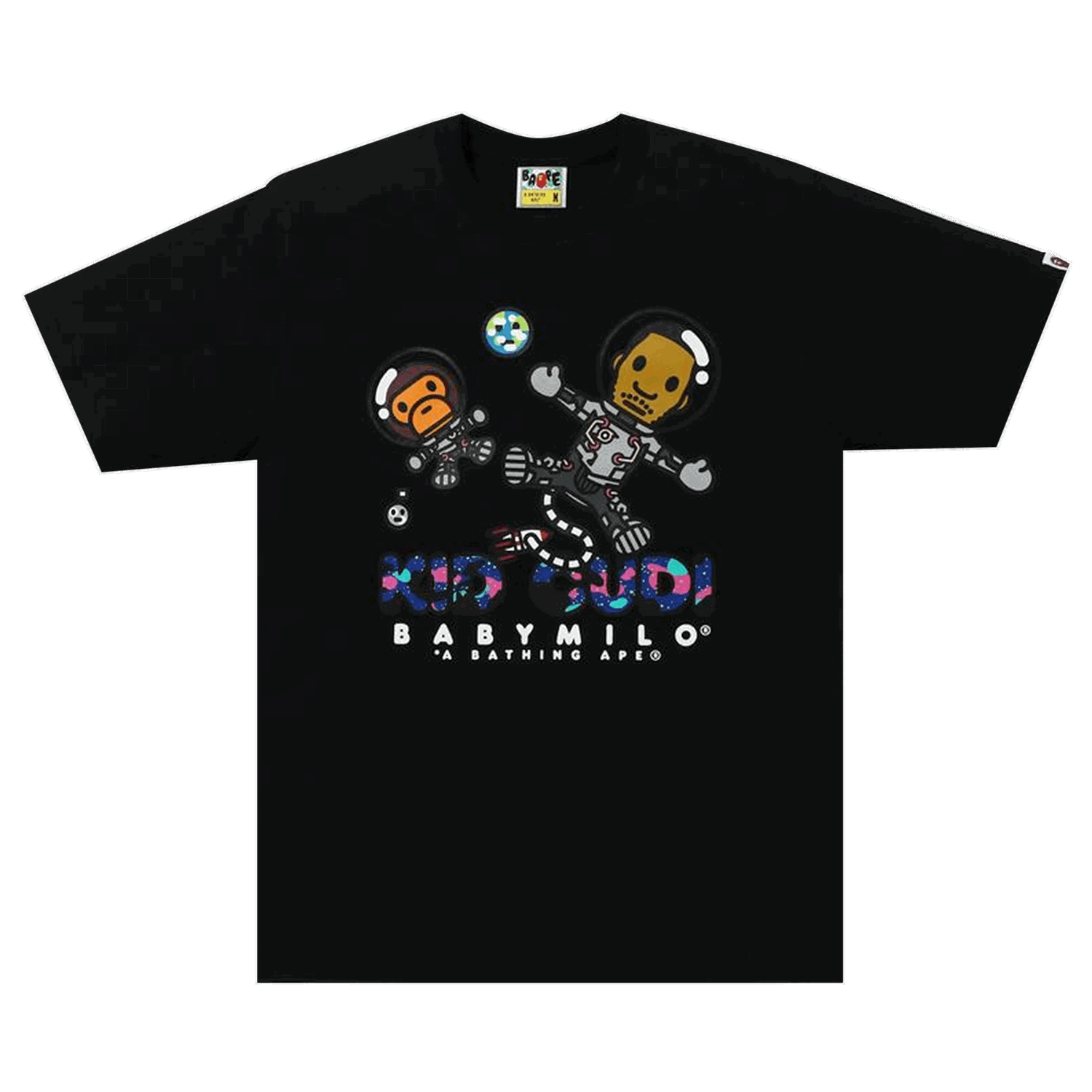Tričko BAPE x Kid Cudi Baby Milo Moon Man Tee Čierna | 2G73 110 901 BLACK, 0