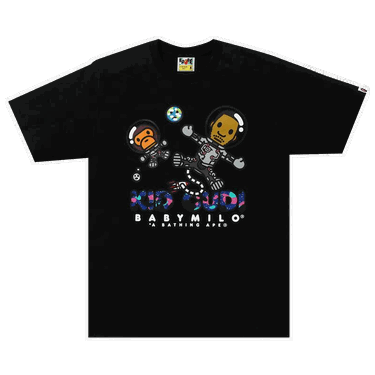 Tričko BAPE x Kid Cudi Baby Milo Moon Man Tee Čierna | 2G73 110 901 BLACK, 0