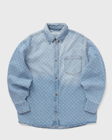 Košeľa DAILY PAPER ZELLA MONOGRAM DENIM LS SHIRT Modrá | 2413028, 0