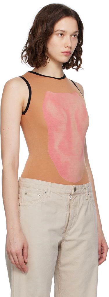 Body Baserange Baserange Alloy Sleeveless Bodysuit Béžová | BSAL-BA-AU25, 1