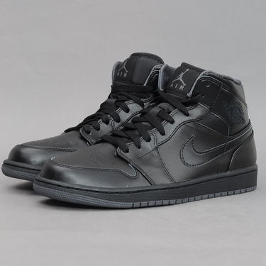 Tenisky a topánky Jordan Air Jordan 1 Mid "Black" Čierna | 554724-021, 1