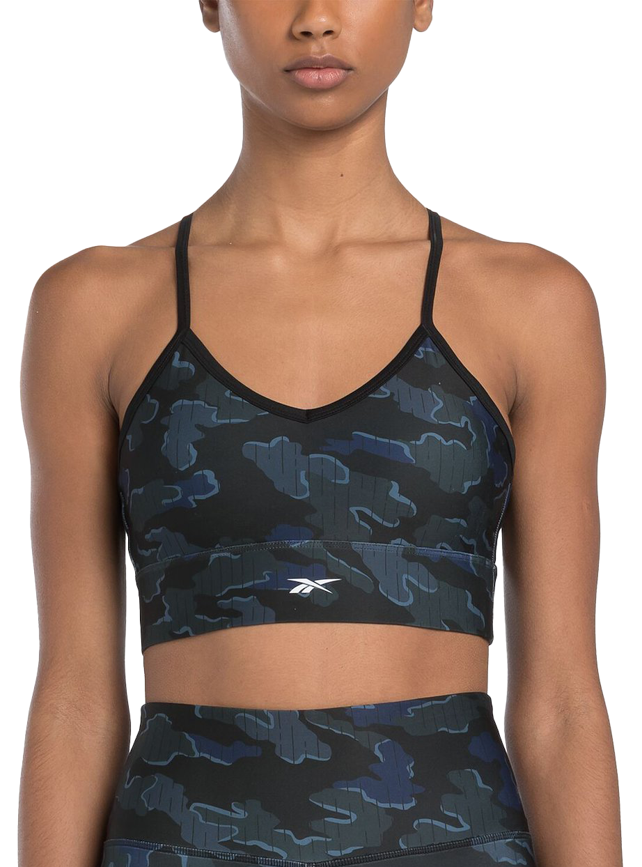 Podprsenka Reebok Reebok ID Train Camo Sports Bra Čierna | 100075418, 0