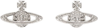 Náušnice Vivienne Westwood Mini Bas Relief Silver Earrings Metalická | 62020033-02P116-CN, 0