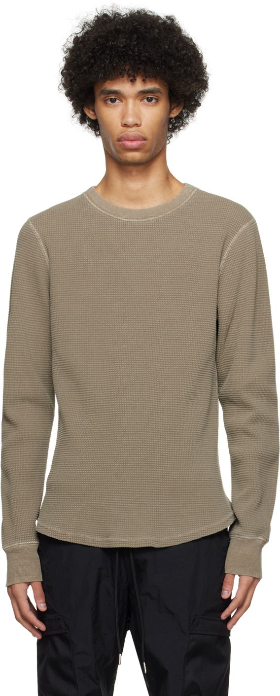 Tričko John Elliott Thermal Long Sleeve T-Shirt Zelené | B265M281020A, 0