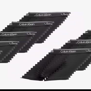 Boxerky CALVIN KLEIN Microfiber Stretch Low Rise Trunk 5-Pack Black Čierna | LV00NB4412 UB1, 0