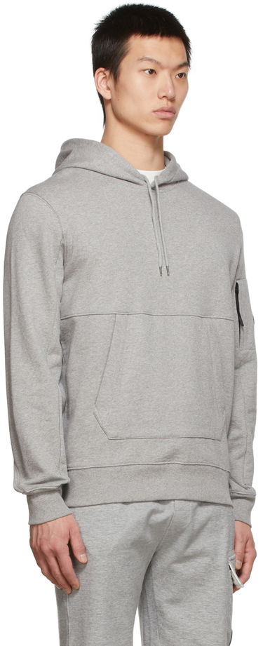 Mikina C.P. Company Diagonal Raised Fleece Pullover Hoodie Čierna | 12CMSS023A005086W, 1