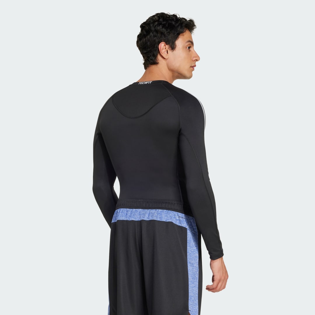 Techfit Compression Training 3-Stripes Long Sleeve