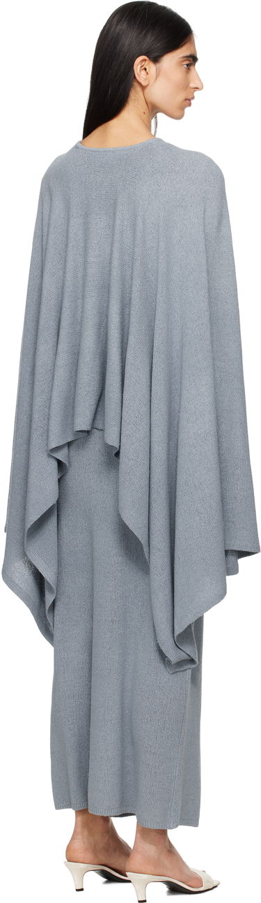 Šaty TOTEME TOTEME Cape Knit Maxi Dress Šedá | 252-WRD0168-YA0156, 2