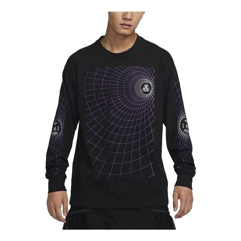 Tričko Nike ACG ACG "Manhole" Long Sleeve T-Shirt Čierna | FJ1134-010, 0