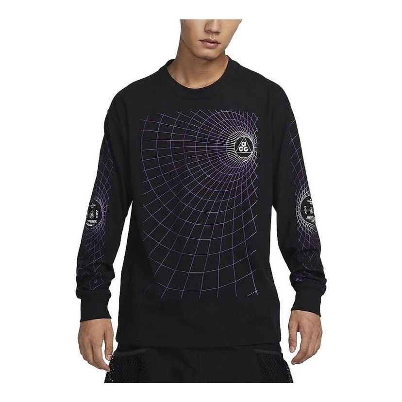 Tričko Nike ACG ACG "Manhole" Long Sleeve T-Shirt Čierna | FJ1134-010