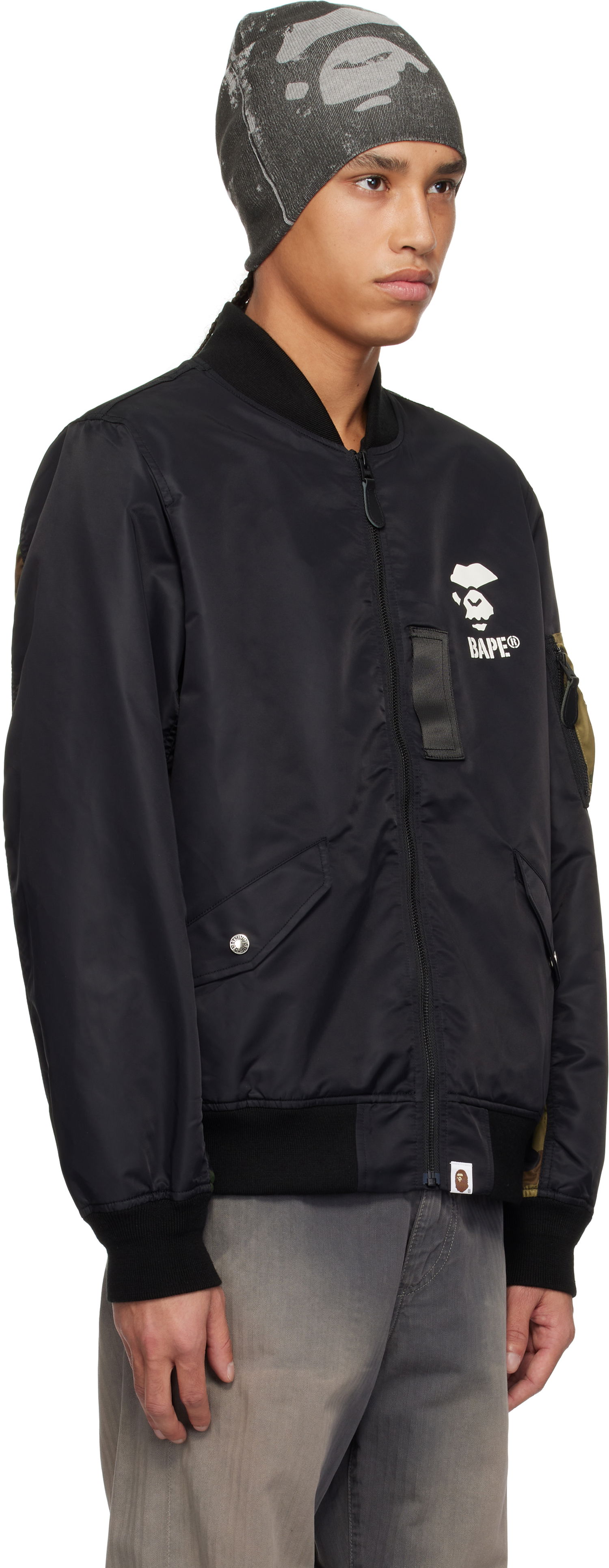 Bomber bunda BAPE A Bathing Ape 1st Camo Bomber Jacket Čierna | 001LJK801006M, 1