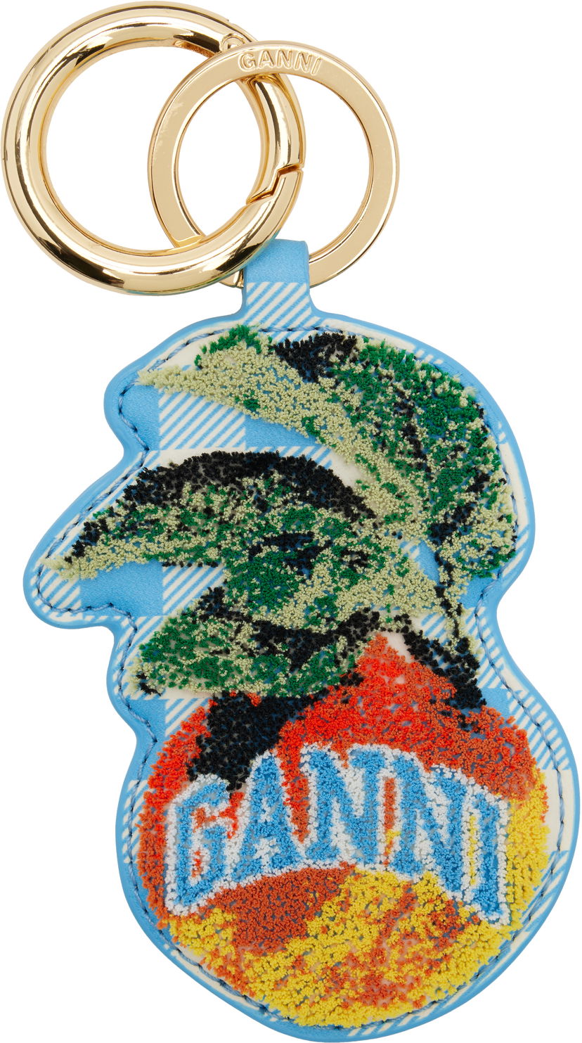 Kľúčenka GANNI Textured Landscape Graphic Apple Keychain Rôznofarebný | A6781