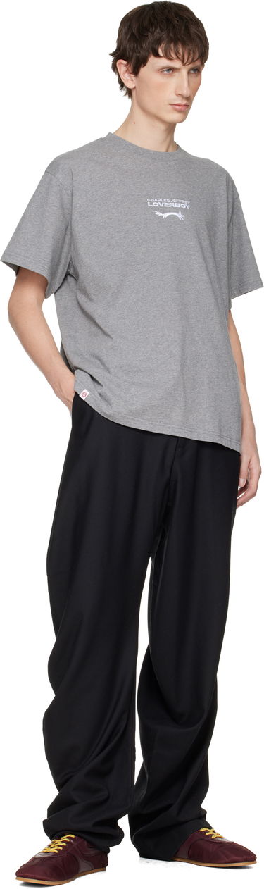 Tričko Charles Jeffrey Loverboy Charles Jeffrey LOVERBOY Logo T-shirt Šedá | 052080802, 3