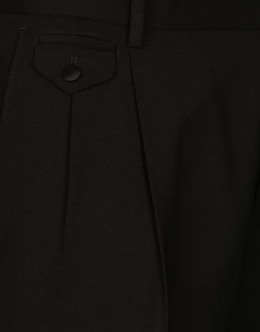 Nohavice Dolce & Gabbana Classic Wool Pants Čierna | GY6UETFU27JN0000, 2