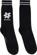 Jacquard Flower Socks