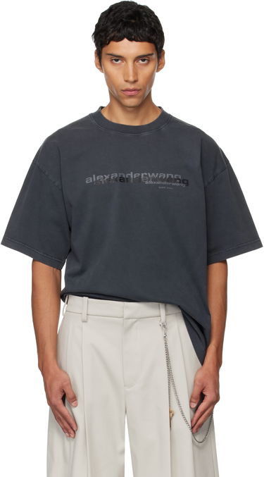 Tričko Alexander Wang Alexander Wang Short Sleeve T-Shirt Šedá | UCC3251847, 0
