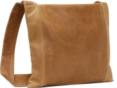 Taška cez rameno OUR LEGACY Our Legacy Slim Leather Messenger Bag Hnedá | A2258SBS, 2