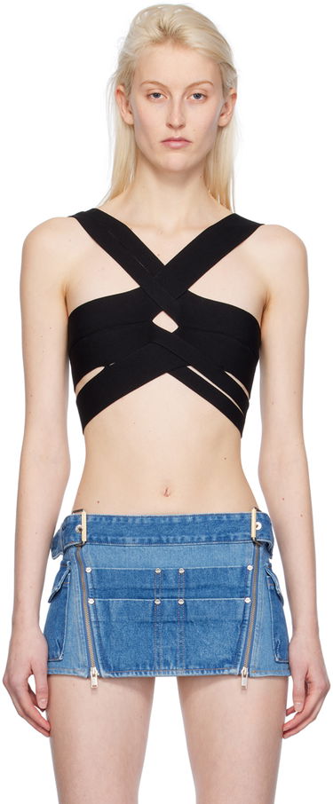 Podprsenka Dion Lee Harness Bralette Čierna | A7770PS24, 0