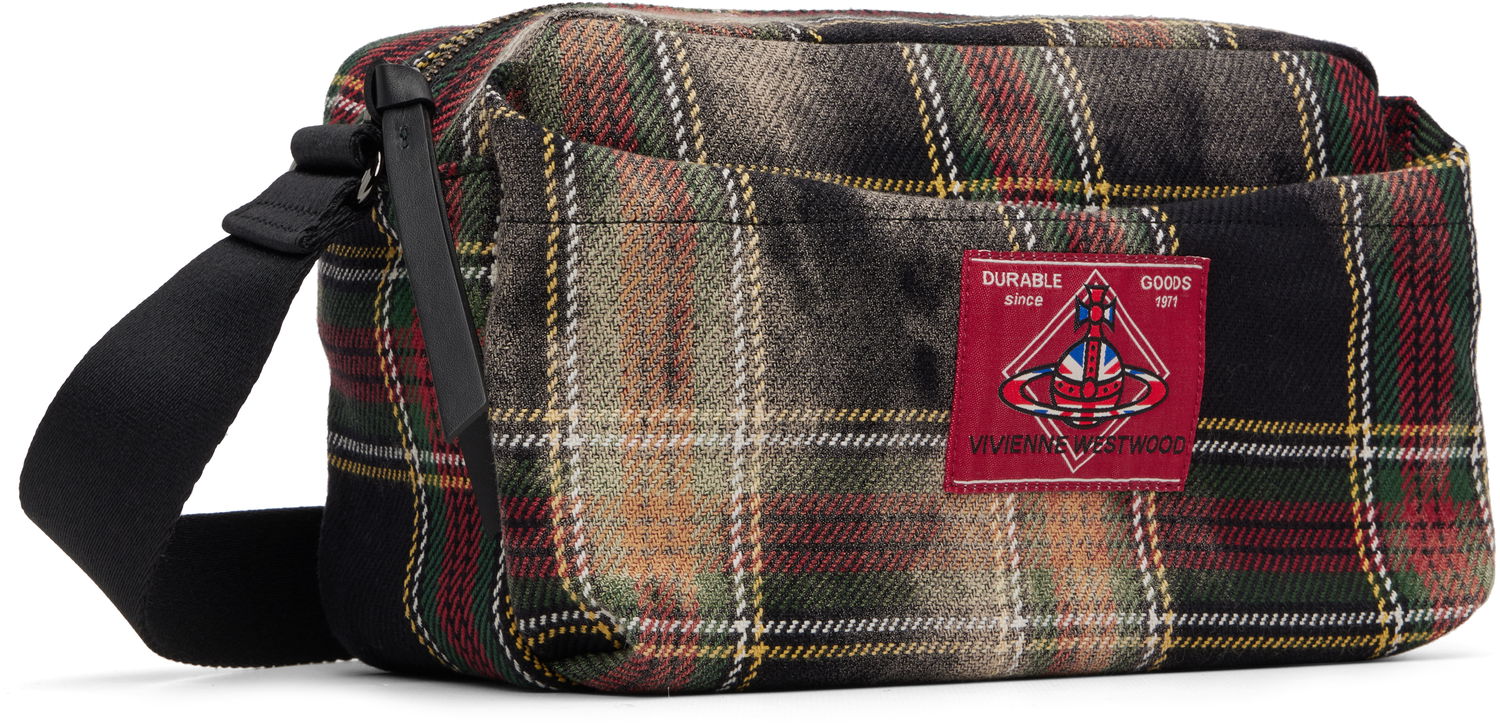 Taška cez rameno Vivienne Westwood Plaid Jude E/W Crossbody Bag Rôznofarebný | 48030010U-W01AS-, 1