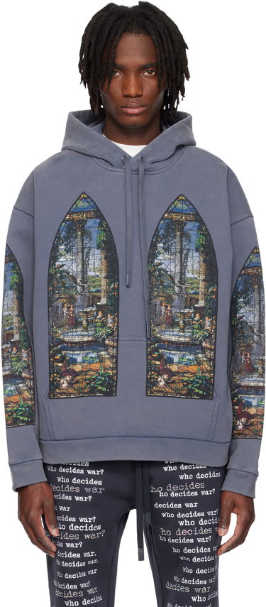 Mikina Who Decides War Apparent Graphic Print Hoodie Šedá | 1110040010SS25, 0
