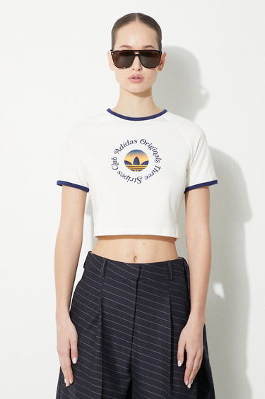 Crop Top adidas Originals Crop Top Béžová | JG8058, 0