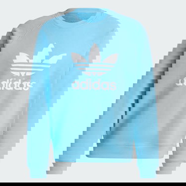 Mikina adidas Performance Classics Trefoil Crewneck Sweatshirt Modrá | IM9474, 2