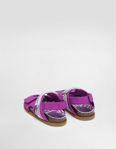Doplnky Dolce & Gabbana Dolce & Gabbana Majolica-Print Cork Footbed Sandals Fialová | D11331AA975I03TN, 2