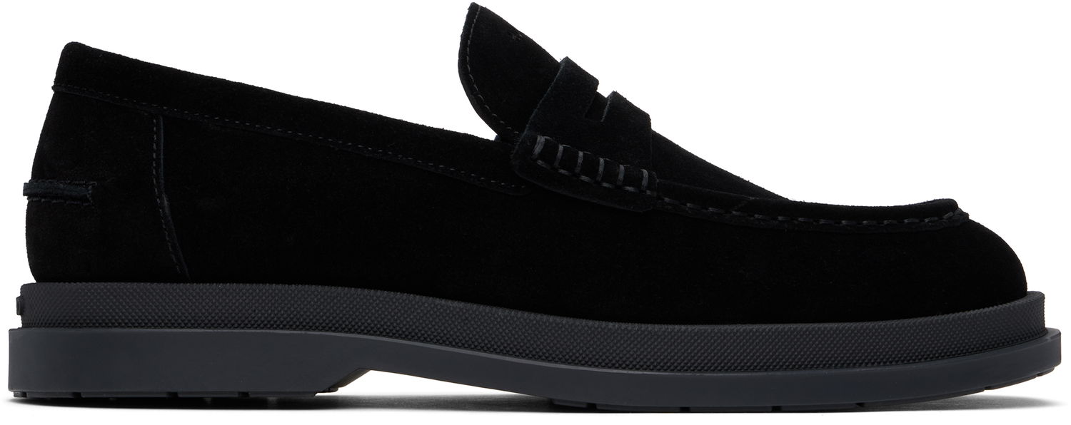 Tenisky a topánky BOSS Hugo Suede Loafers Čierna | 50536215, 0