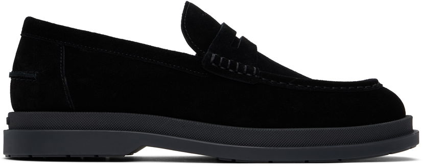 Tenisky a topánky BOSS Hugo Suede Loafers Čierna | 50536215