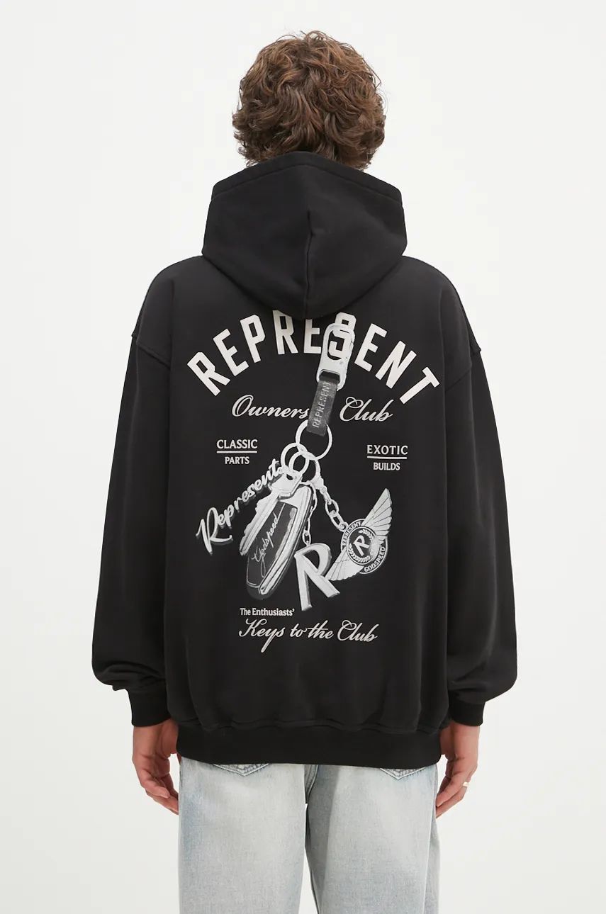 Represent Keys To The Club Hoodie With Print