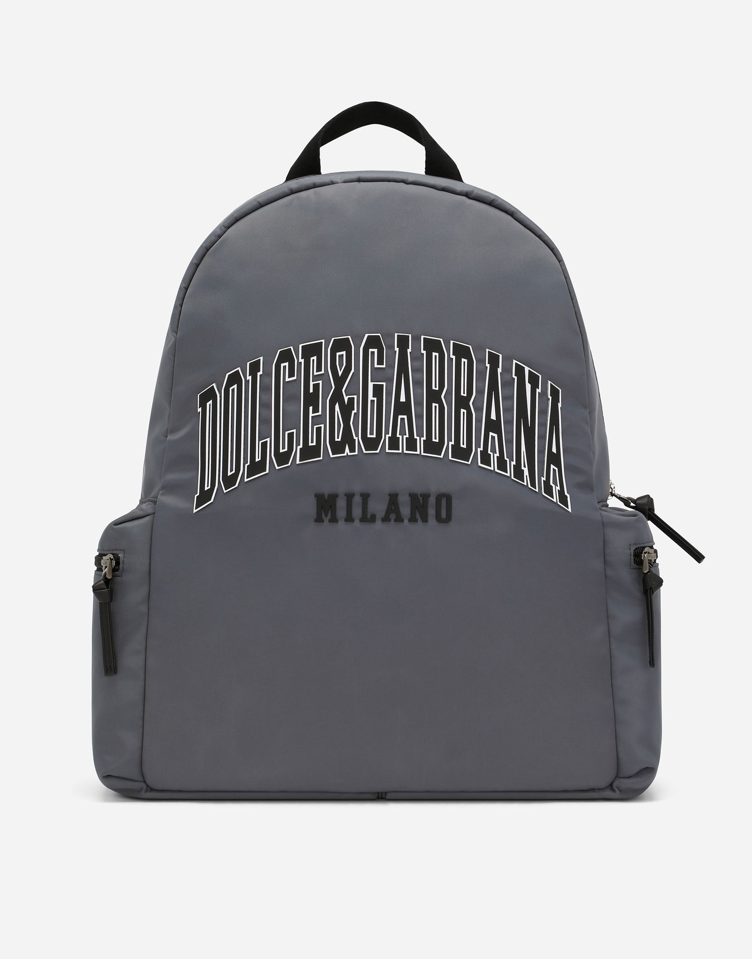 Batoh Dolce & Gabbana Dolce & Gabbana Nylon Backpack With Logo Šedá | EM0122AU1348B836, 0
