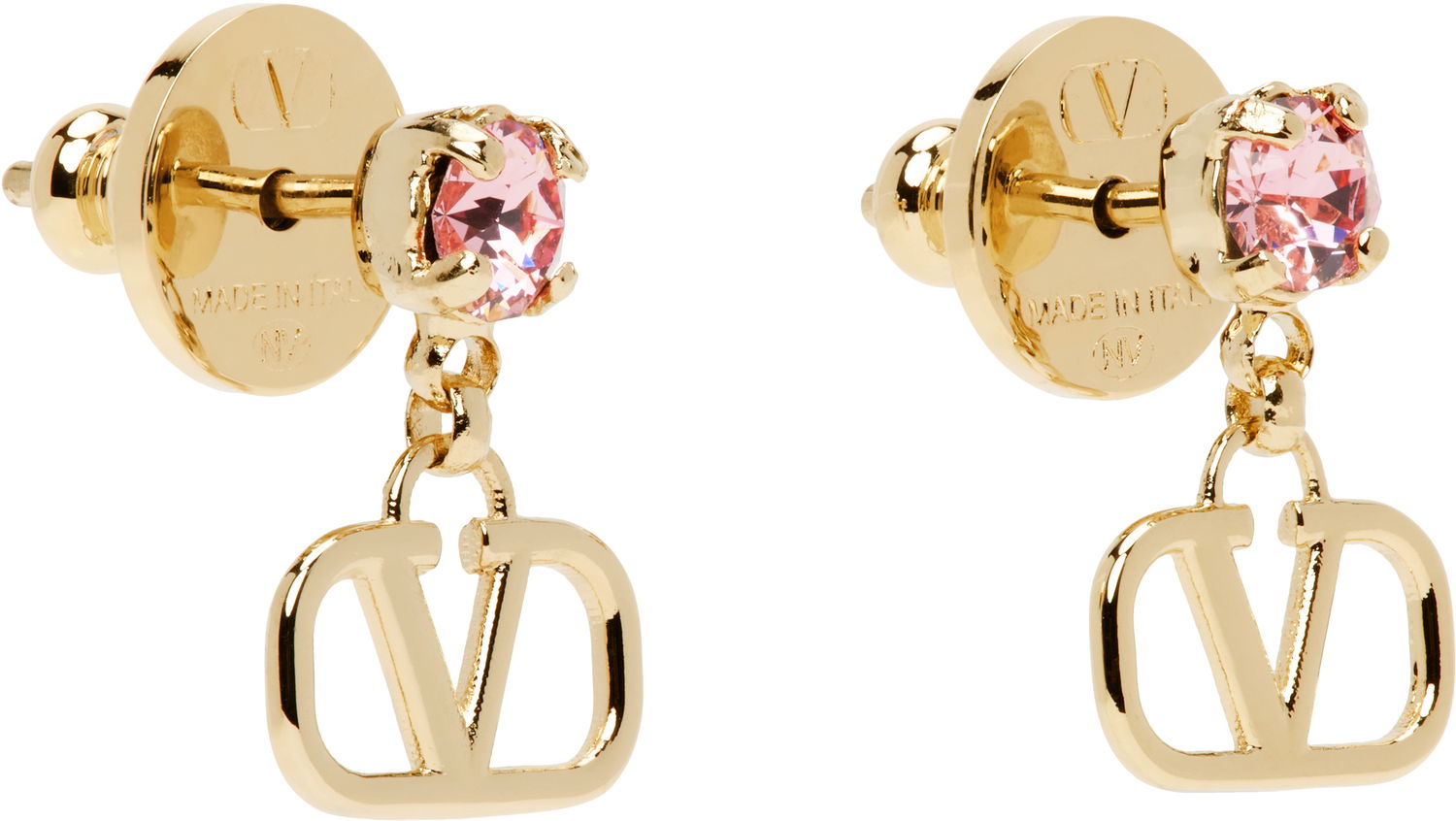 Náušnice Valentino Valentino Garavani VLogo Signature Drop Earrings Metalická | 6W2J0H29YCW, 1