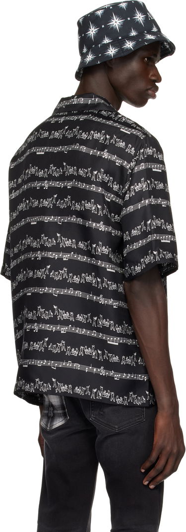 Košeľa AMIRI AMIRI Jazz Band Print Shirt Čierna | AMSTCA1106, 2