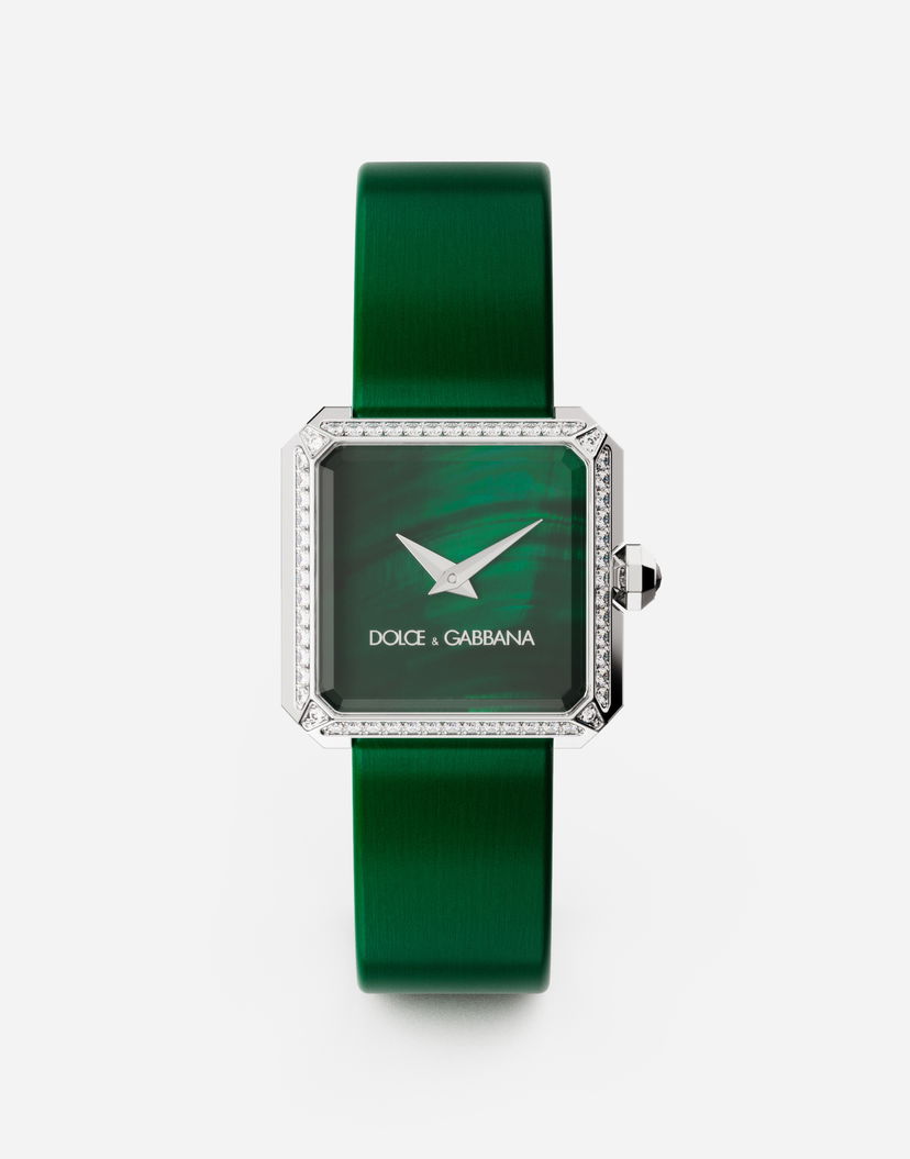 Hodinky Dolce & Gabbana Sofia Steel Watch With Colorless Diamonds Zelené | WWJC2SXCMDTV0403